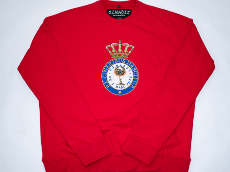34 Red Crown Crest Sweatshirt