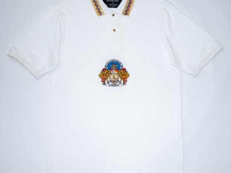 36 White Crest Polo