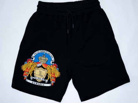 49 Black Crest Shorts