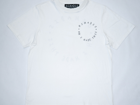 9 White Full Circle T-Shirt